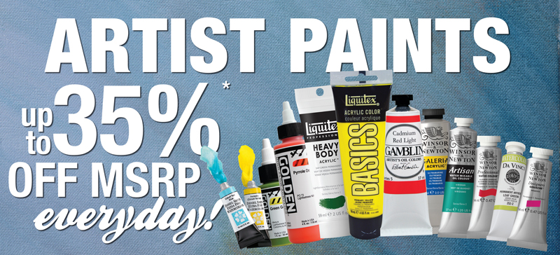 Everyday Discounts - Acrylic Oil and Watercolor Paints
