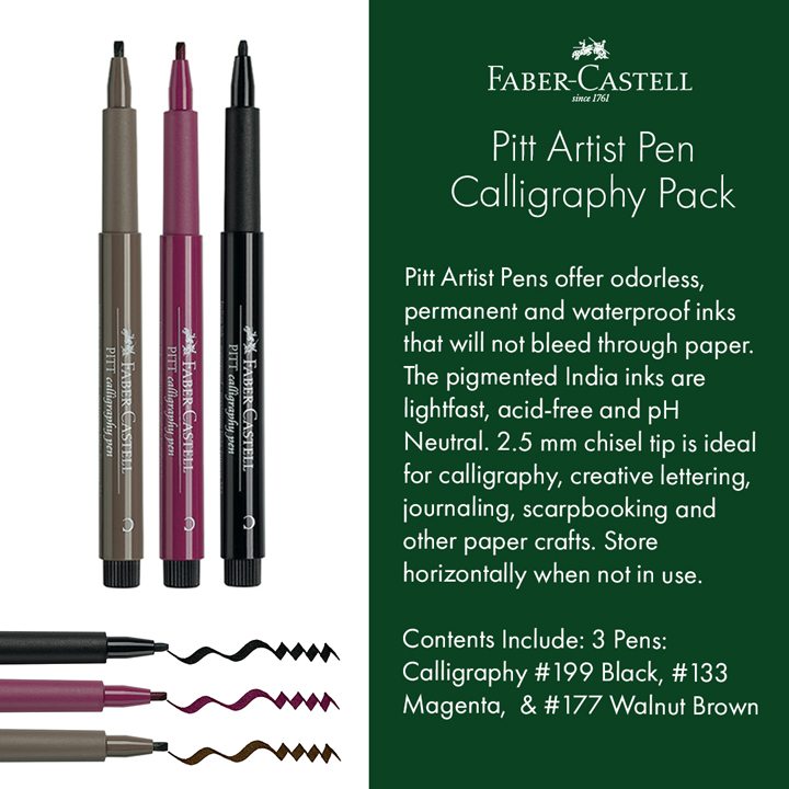 Faber-Castell Pitt Artist Calligraphy Pack