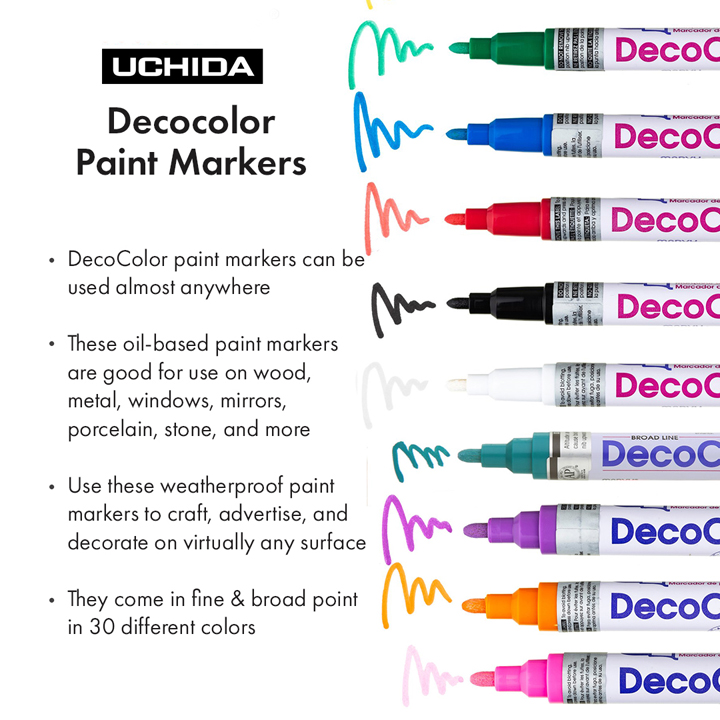 Decocolor Paint Oil-Based Paint Markers