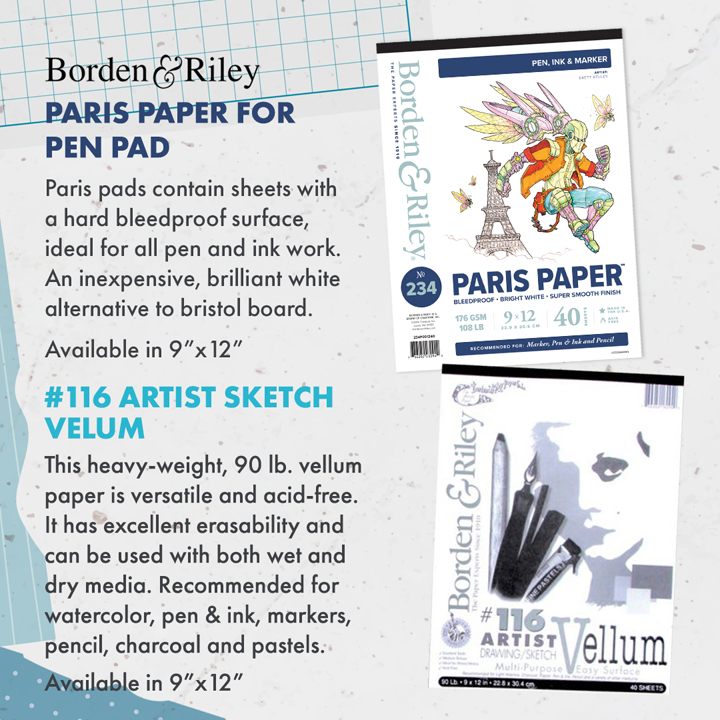 Borden and Riley Paris Paper for Pens