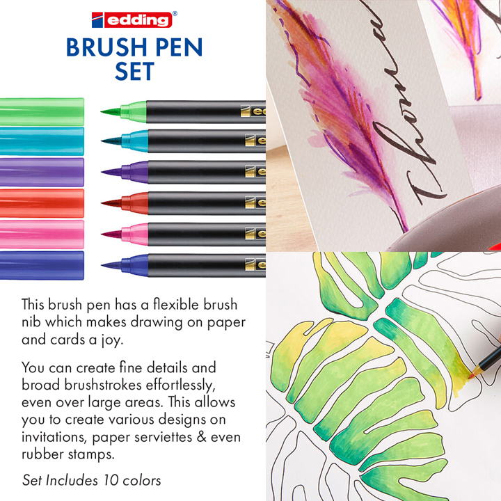 edding Brush Pen Set