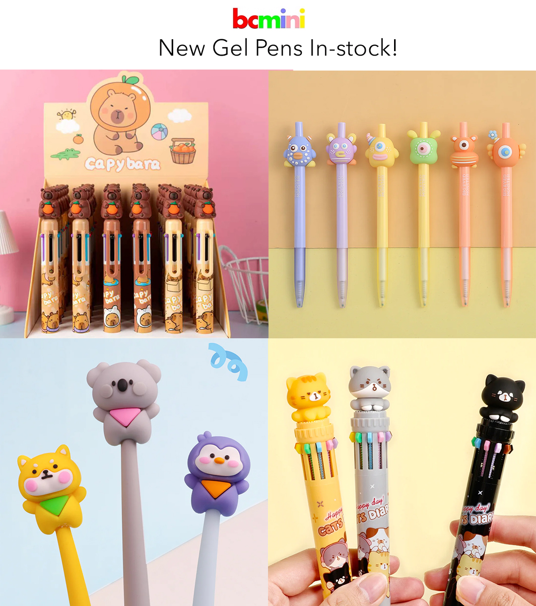 bcmini gel pens