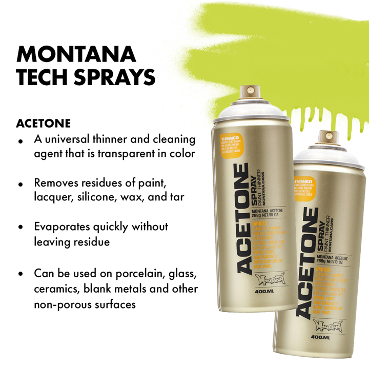 Montana Tech Spray Acetone