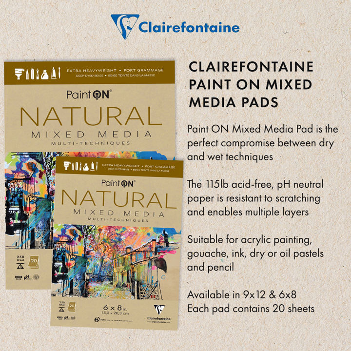 Clairefontaine Paint ON Mixed Media Pads