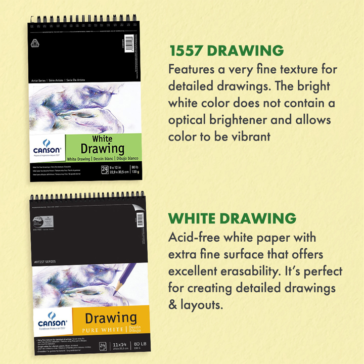 Canson Drawing Paper Pads 