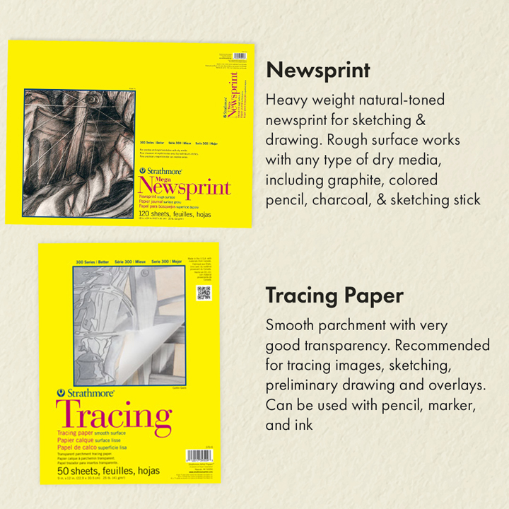 Newsprint & Tracing Paper