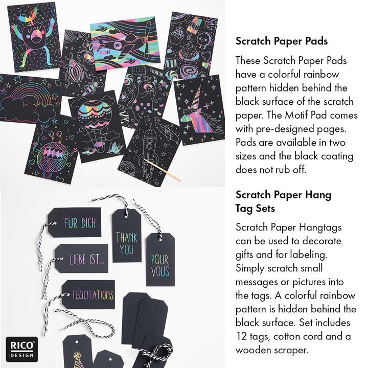 Rico Design Scratch Paper Supplies