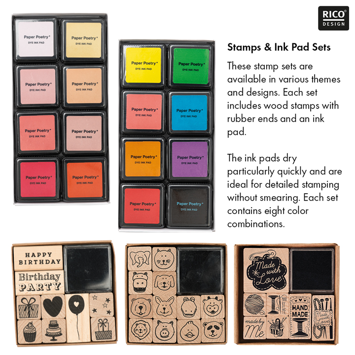 Rico Design Stamps and Ink Pads