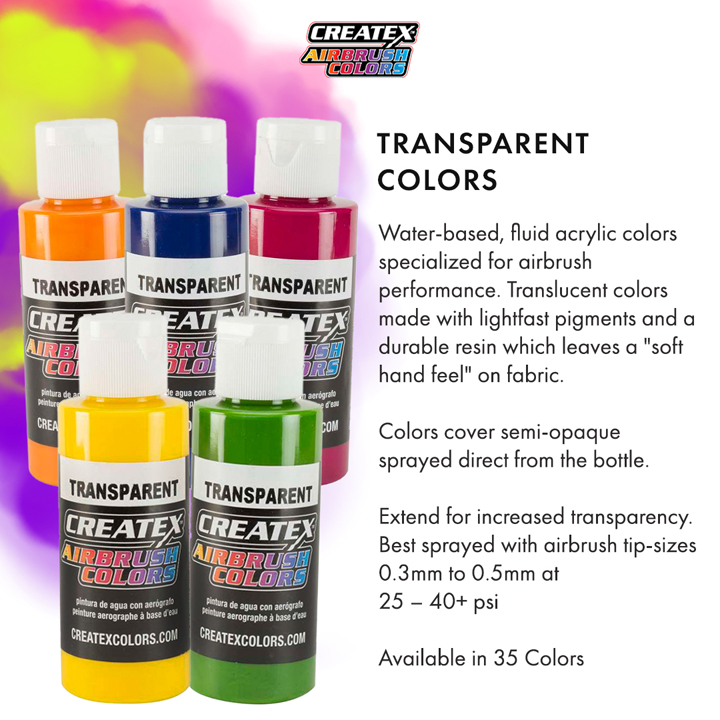 Createx Transparent Colors