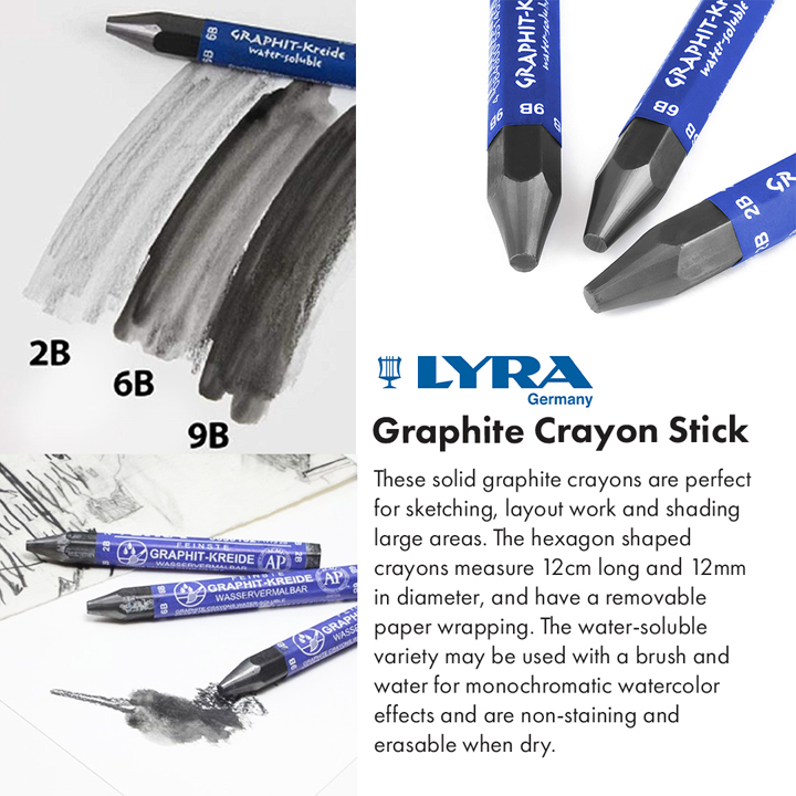 Lyra Graphite Crayons