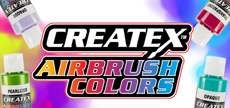 Createx Airbursh Paint, Mediums, and Thinners