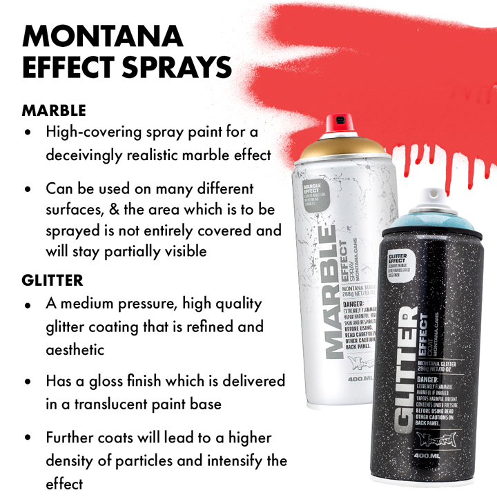 Montana Effect Sprays Marble