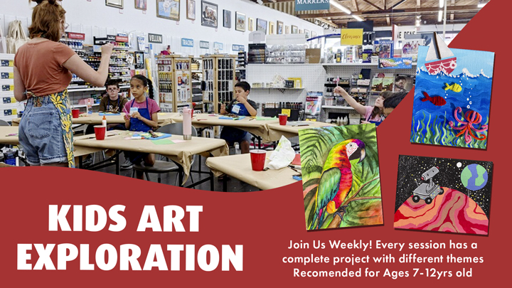 Kids Art Exploration Art Class Allards Art Fresno California